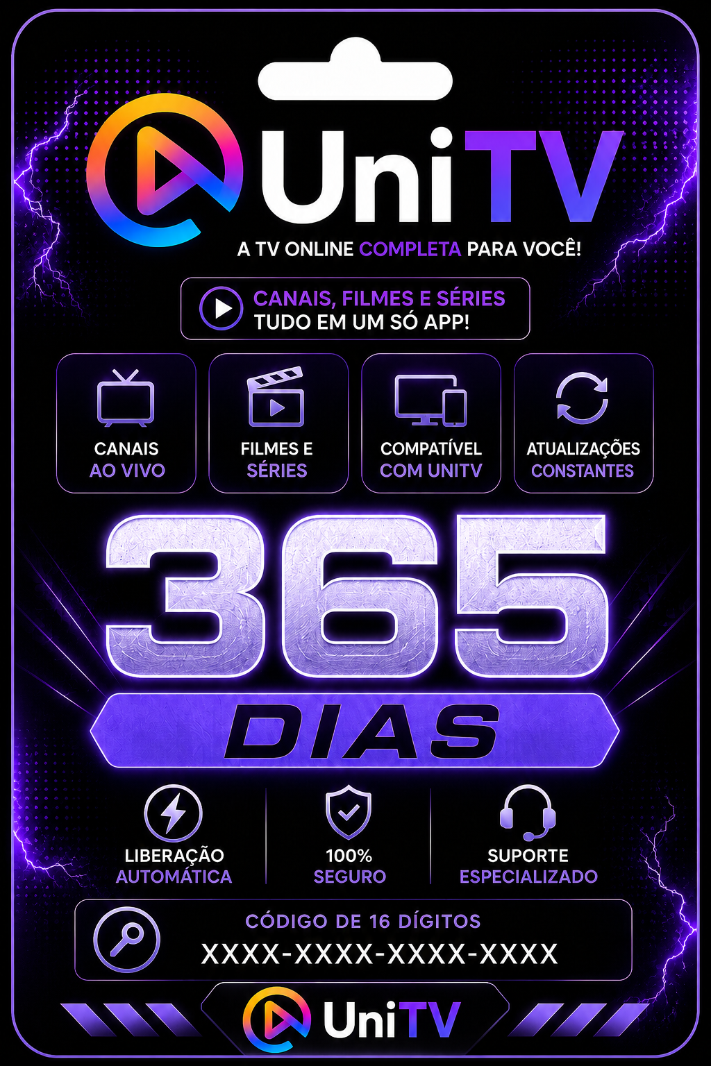 Recarga Unitv Anual