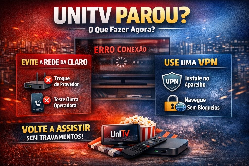 UniTV Parou? Veja o Que Fazer Quando o Aplicativo Não Conecta